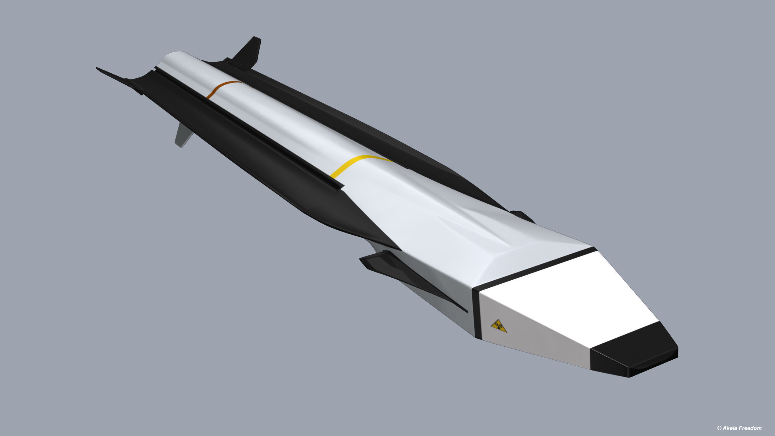 FCAAM Missile 3D model_2