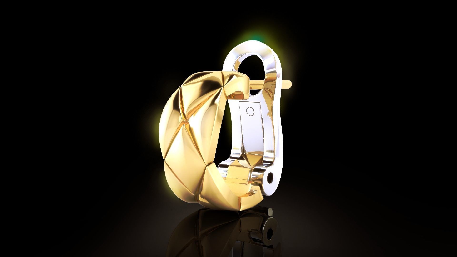 Coco crush earrings 2 3D print model_3