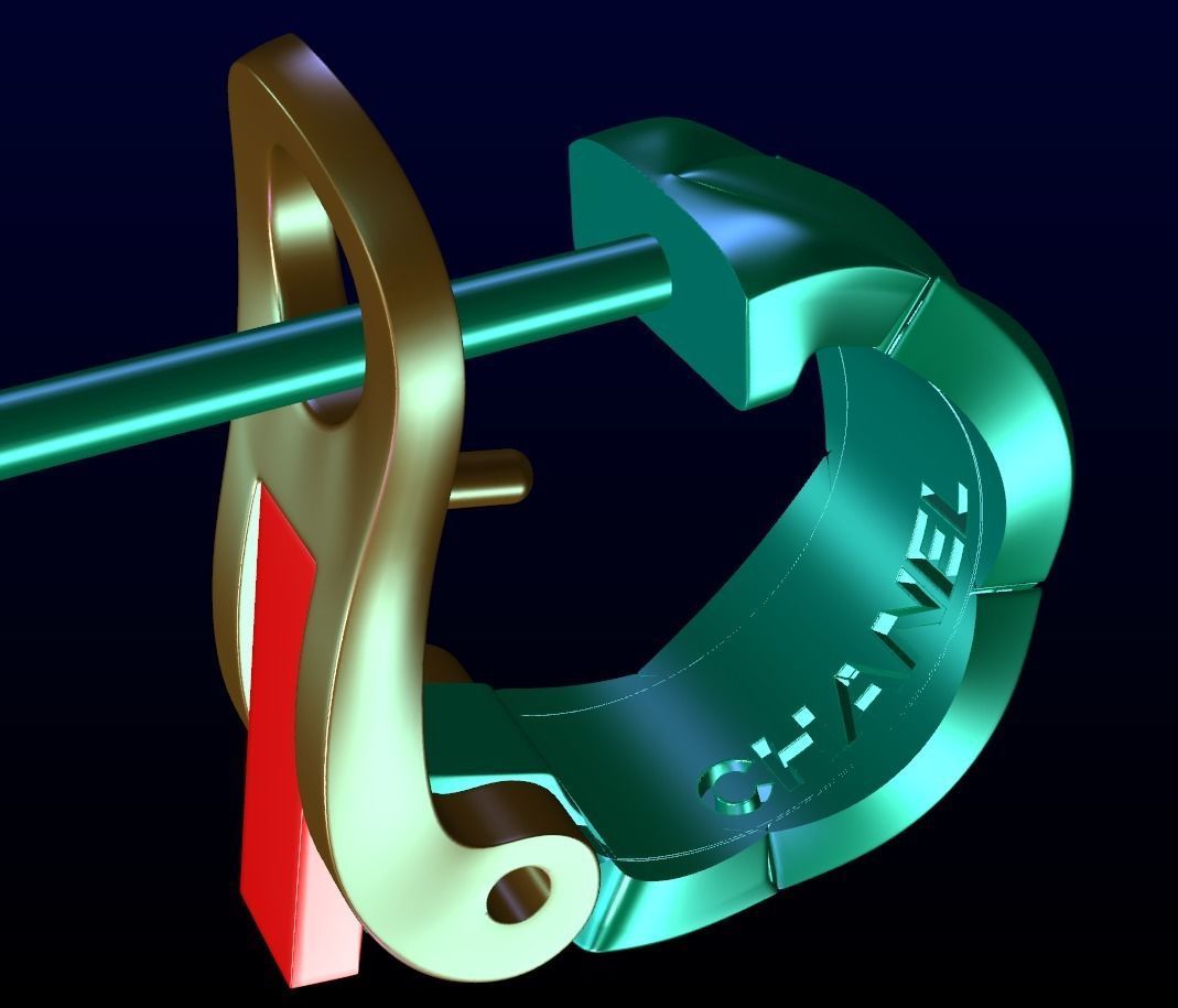 Coco crush earrings 2 3D print model_12