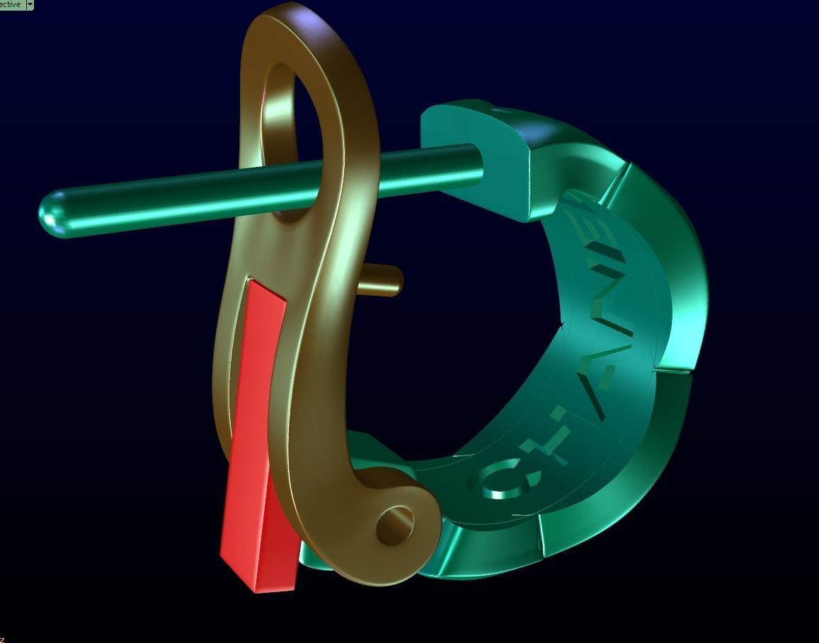 Coco crush earrings 2 3D print model_11