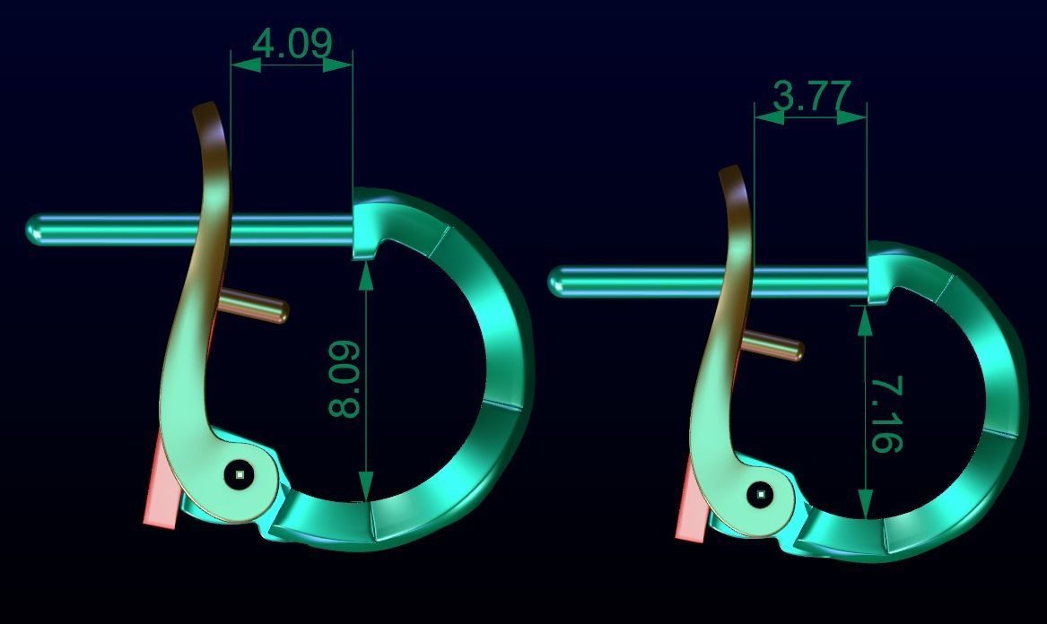 Coco crush earrings 2 3D print model_9