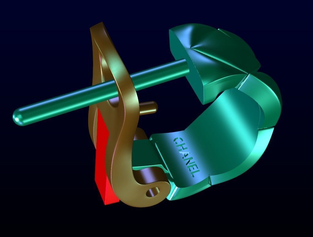 Coco crush earrings 2 3D print model_10