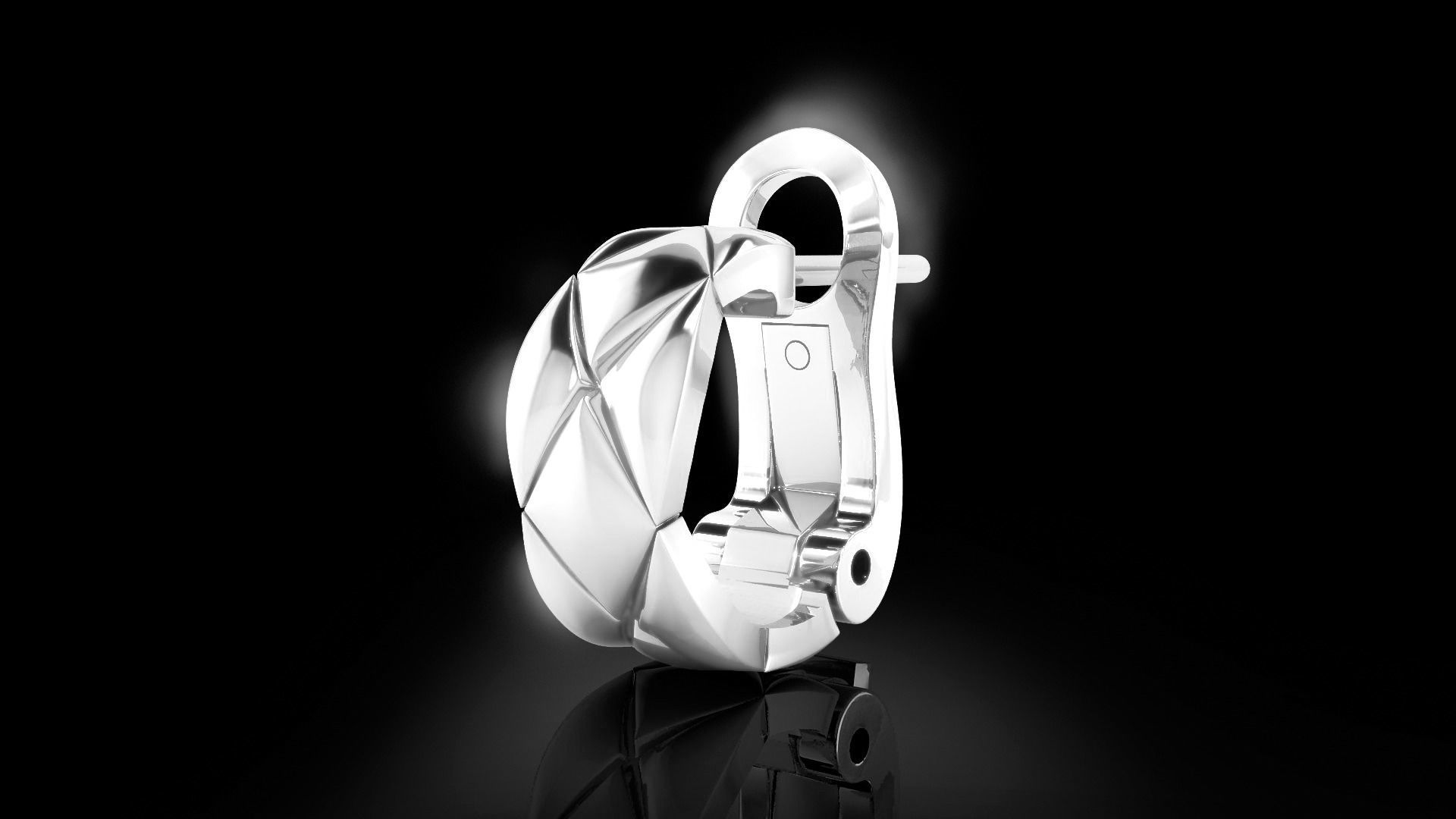 Coco crush earrings 2 3D print model_2