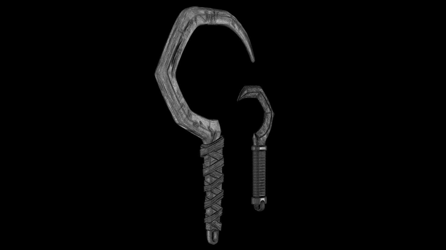 3D PRINTABLE RAVEN SPAWN SCYTHE - SPAWN WEAPON 3D print model_11