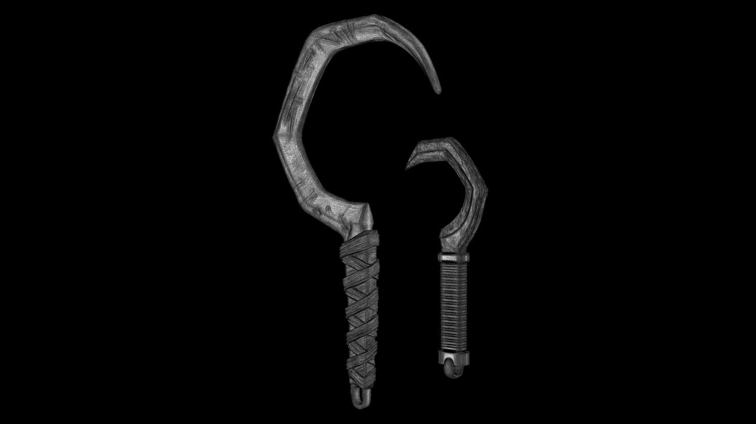 3D PRINTABLE RAVEN SPAWN SCYTHE - SPAWN WEAPON 3D print model_10