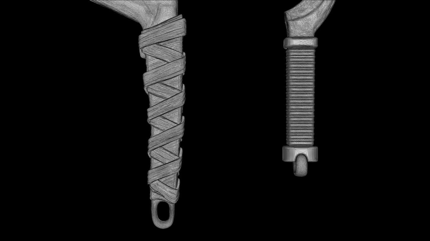 3D PRINTABLE RAVEN SPAWN SCYTHE - SPAWN WEAPON 3D print model_8