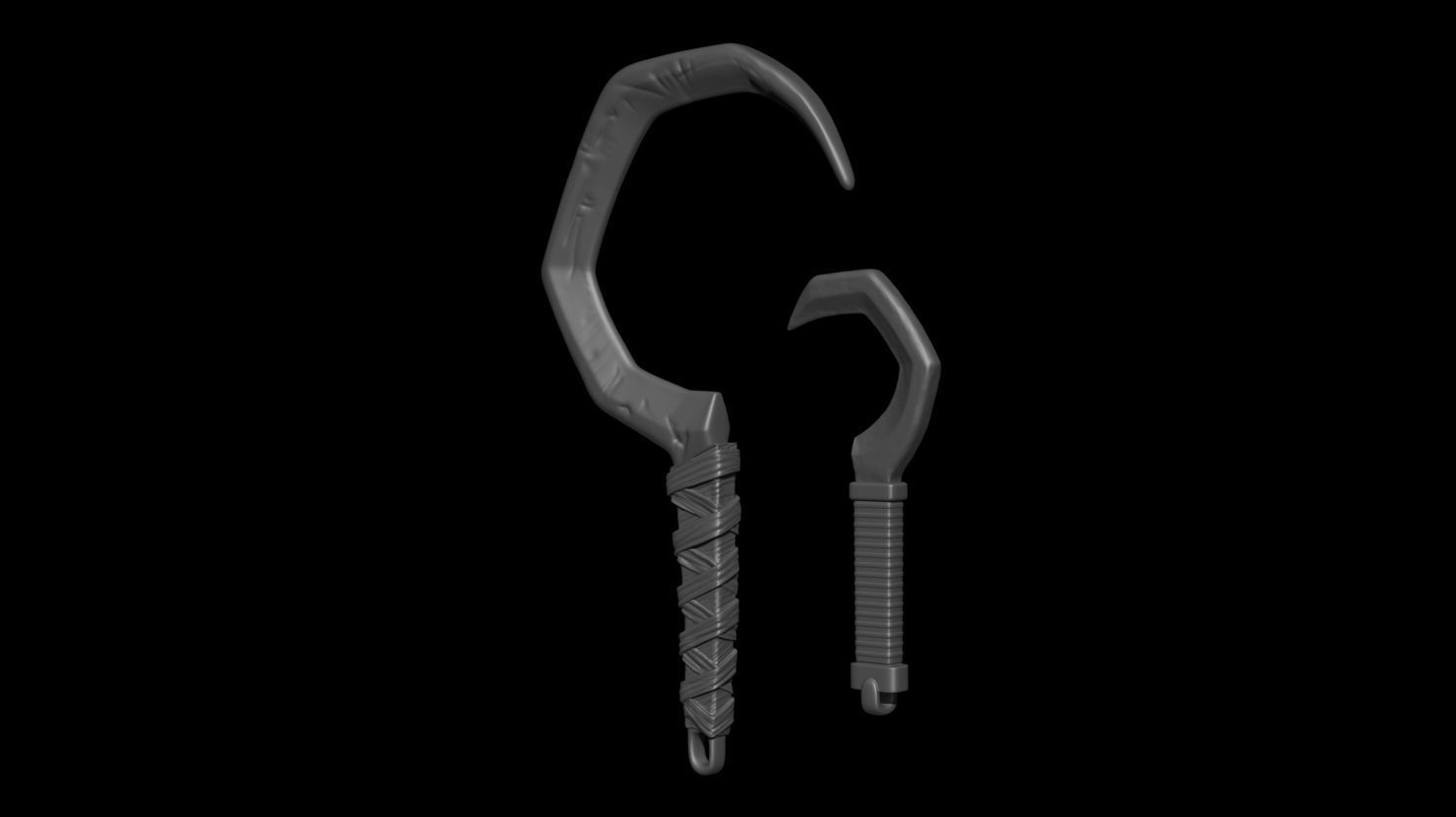 3D PRINTABLE RAVEN SPAWN SCYTHE - SPAWN WEAPON 3D print model_6