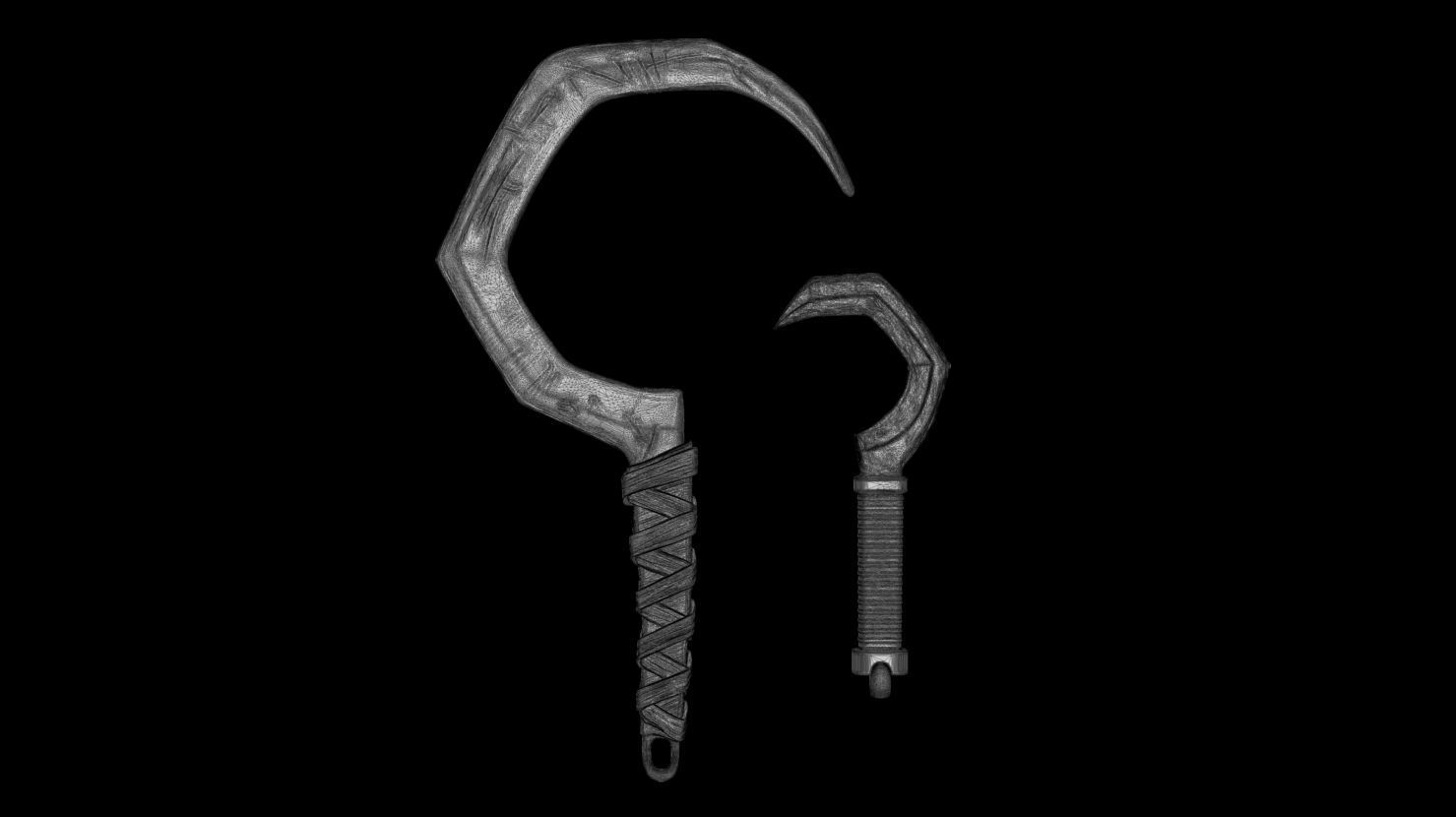 3D PRINTABLE RAVEN SPAWN SCYTHE - SPAWN WEAPON 3D print model_7