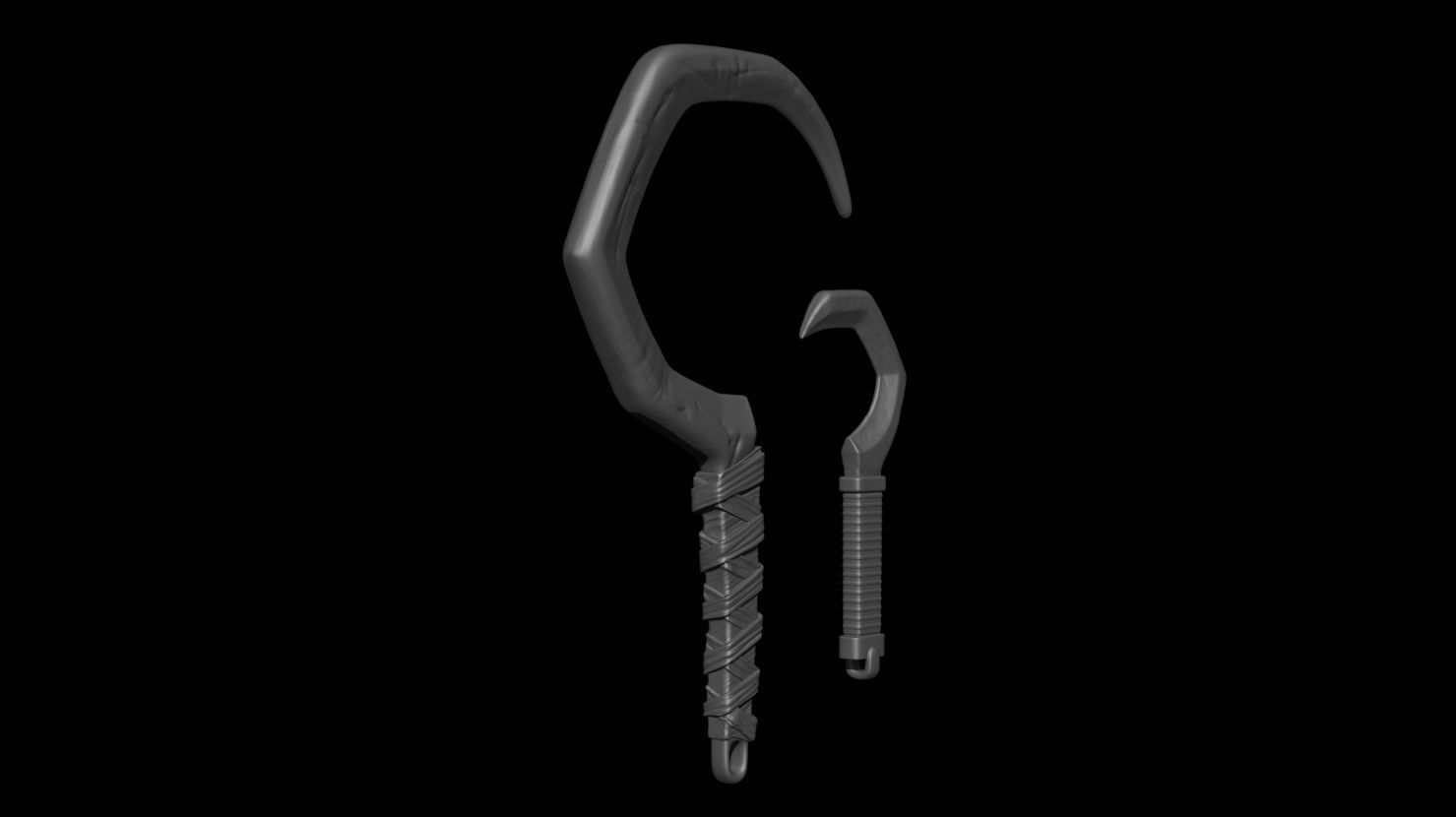 3D PRINTABLE RAVEN SPAWN SCYTHE - SPAWN WEAPON 3D print model_5