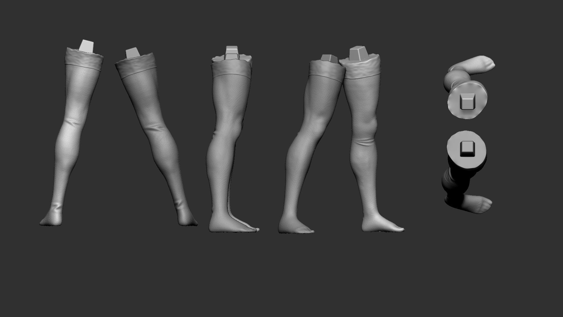 Six variants of katana DC comics 3D print model_6