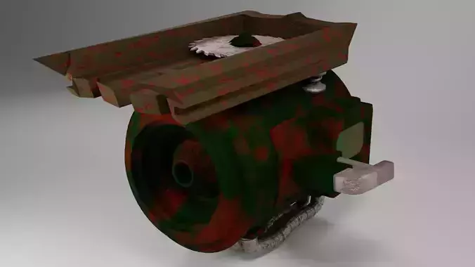 Post-apocalyptic Hand Saw Cannon