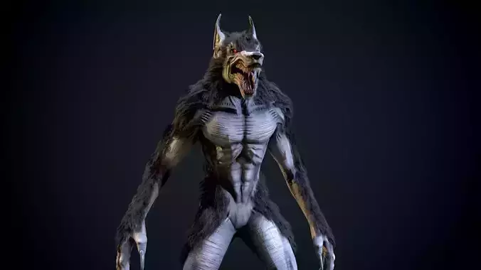 Evil werewolf