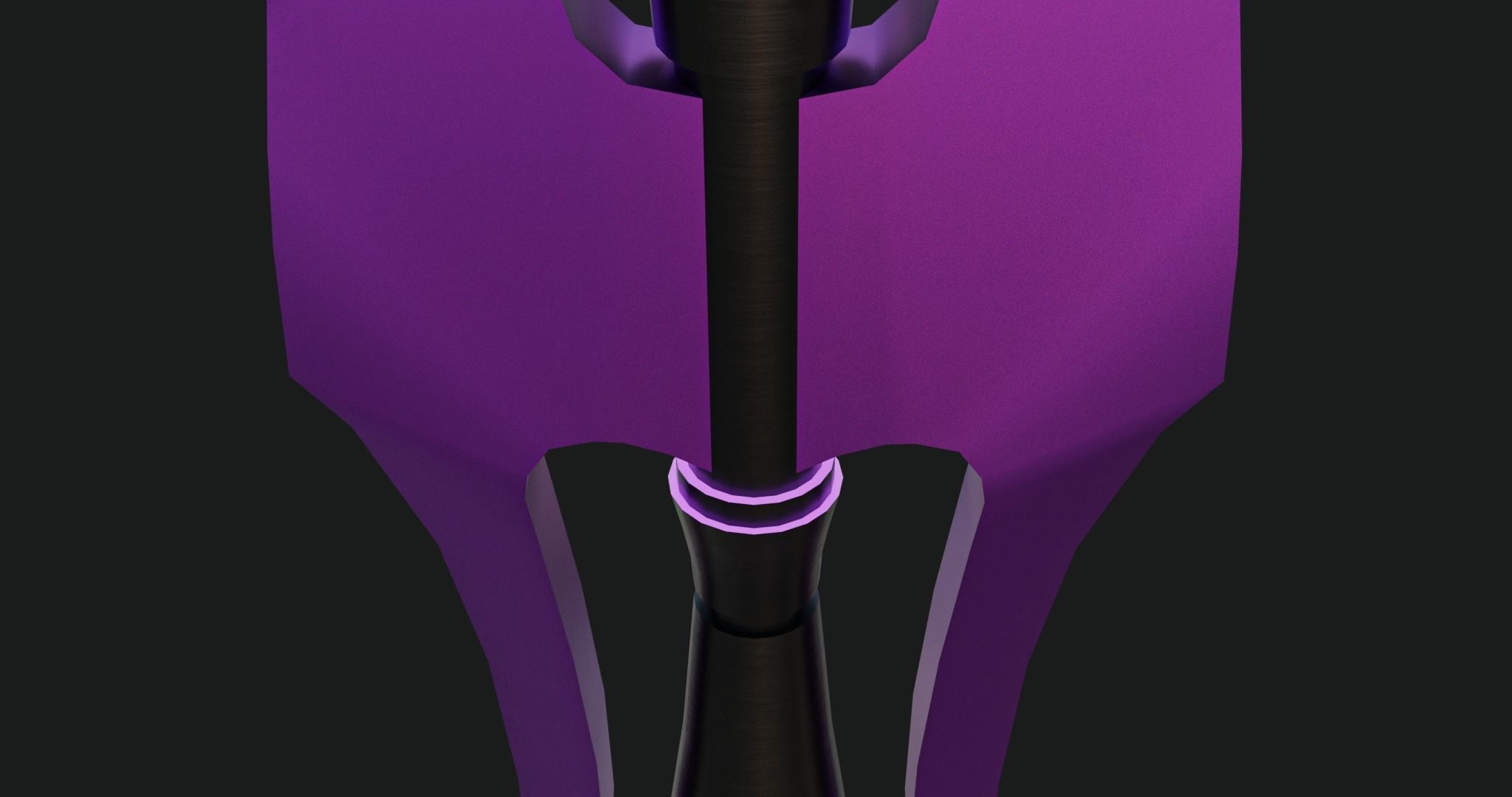 Fantasy Spear 02 Glow Weapon With PBR Low-poly 3D model_7