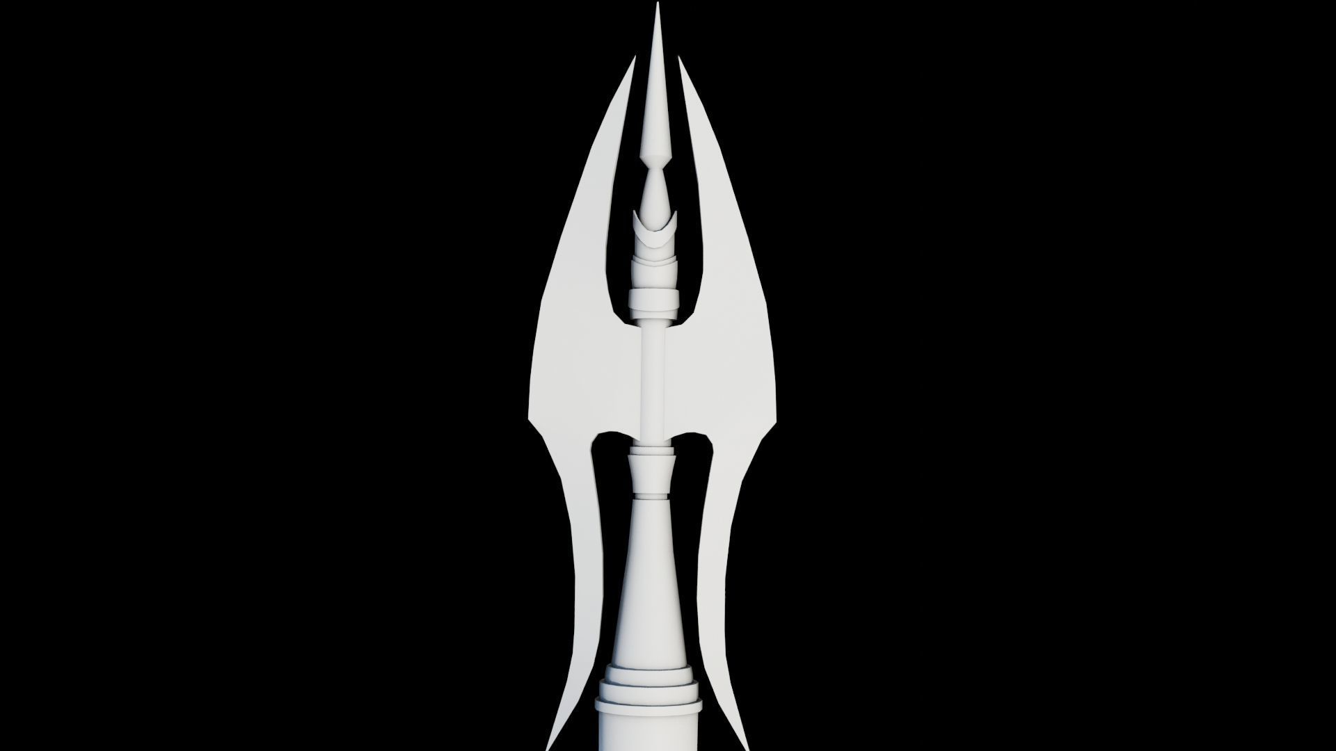Fantasy Spear 02 Glow Weapon With PBR Low-poly 3D model_27
