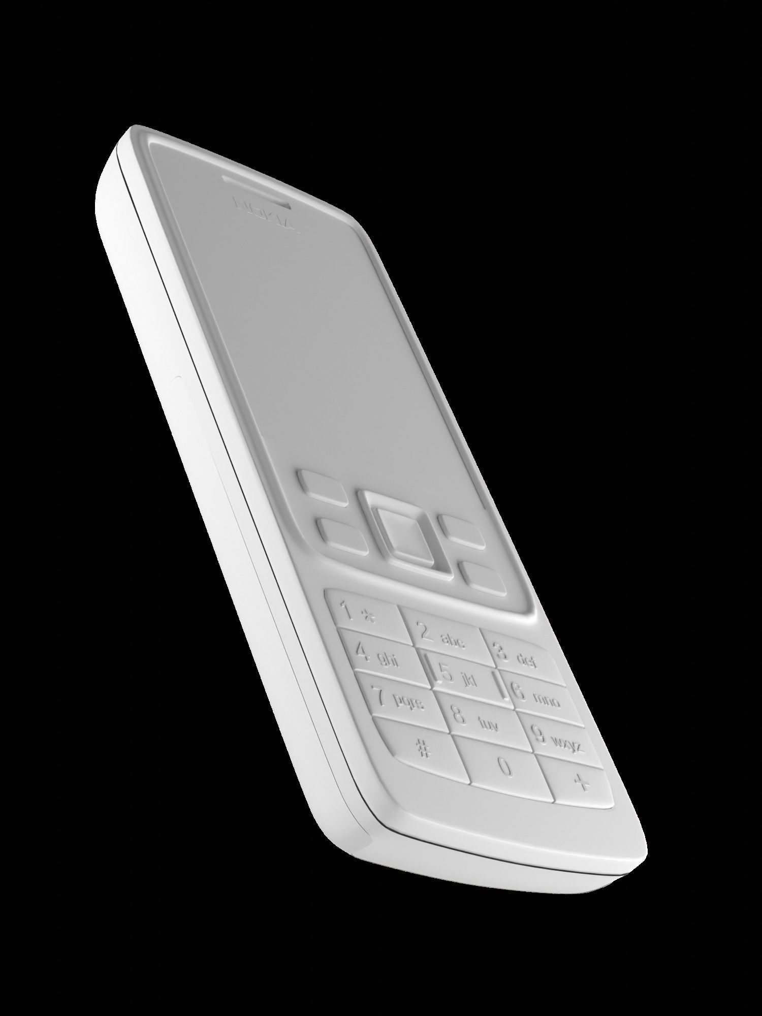 NOKIA 6630 feature phone 3d Model Free 3D model_2