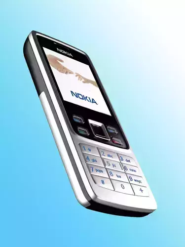 NOKIA 6630 feature phone 3d Model