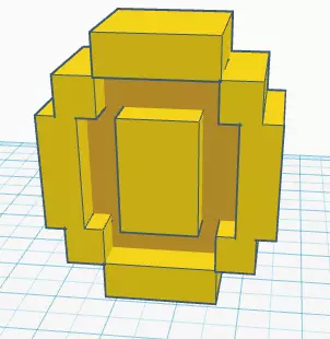 Coins cube 3D print model_0