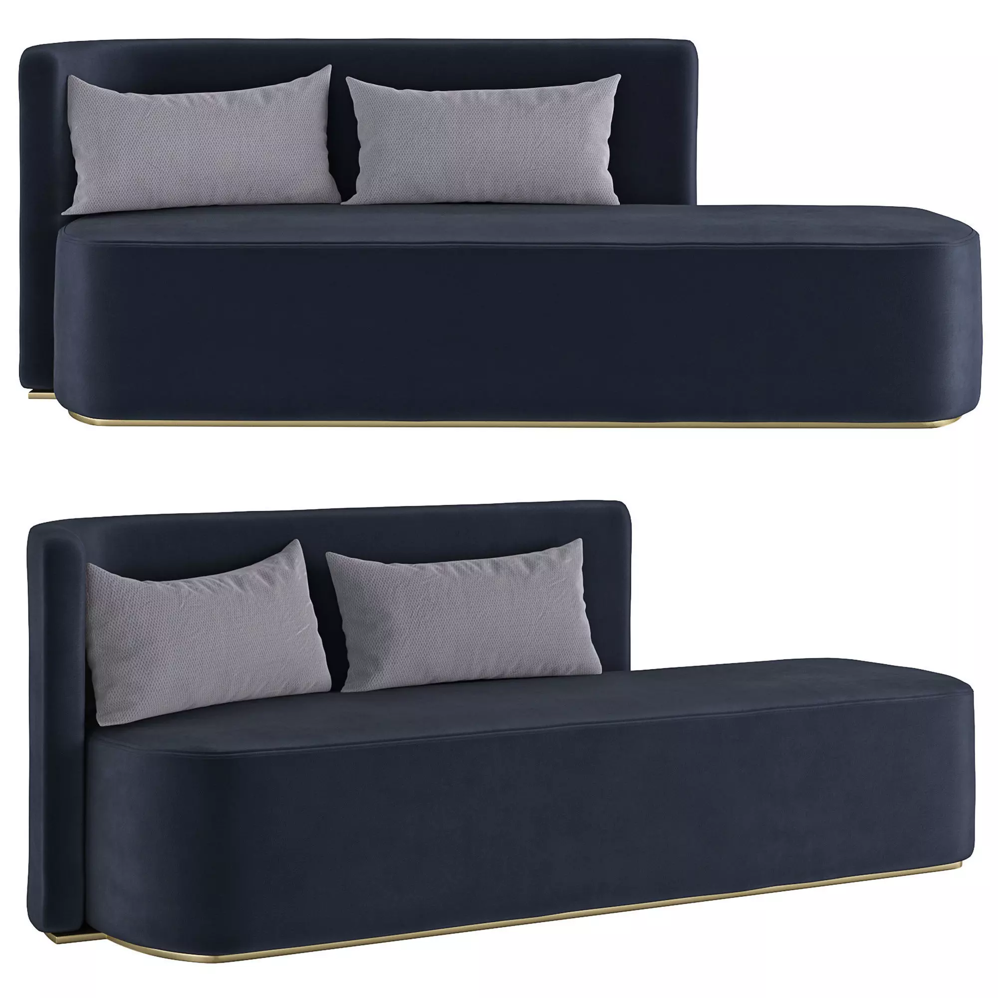 Chaise Longue Virna 3D model