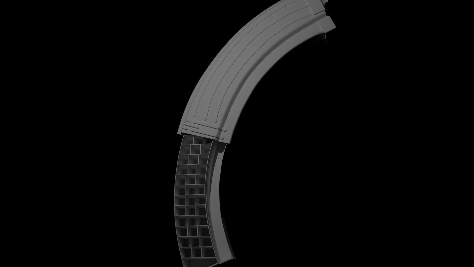 3D Printable AK Magazine 9mm Bullet Holder 3D print model_1