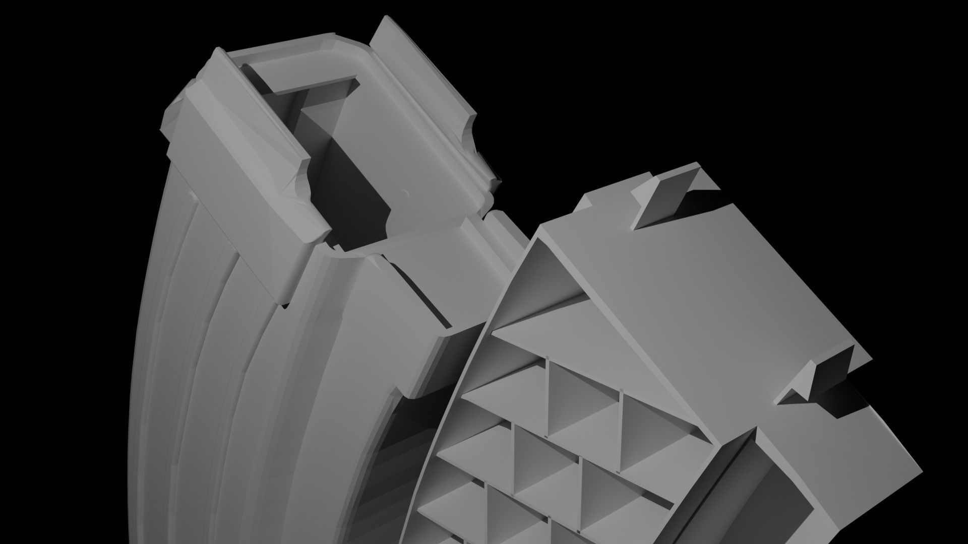 3D Printable AK Magazine 9mm Bullet Holder 3D print model_3