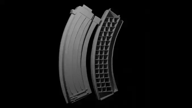 3D Printable AK Magazine 9mm Bullet Holder 3D print model