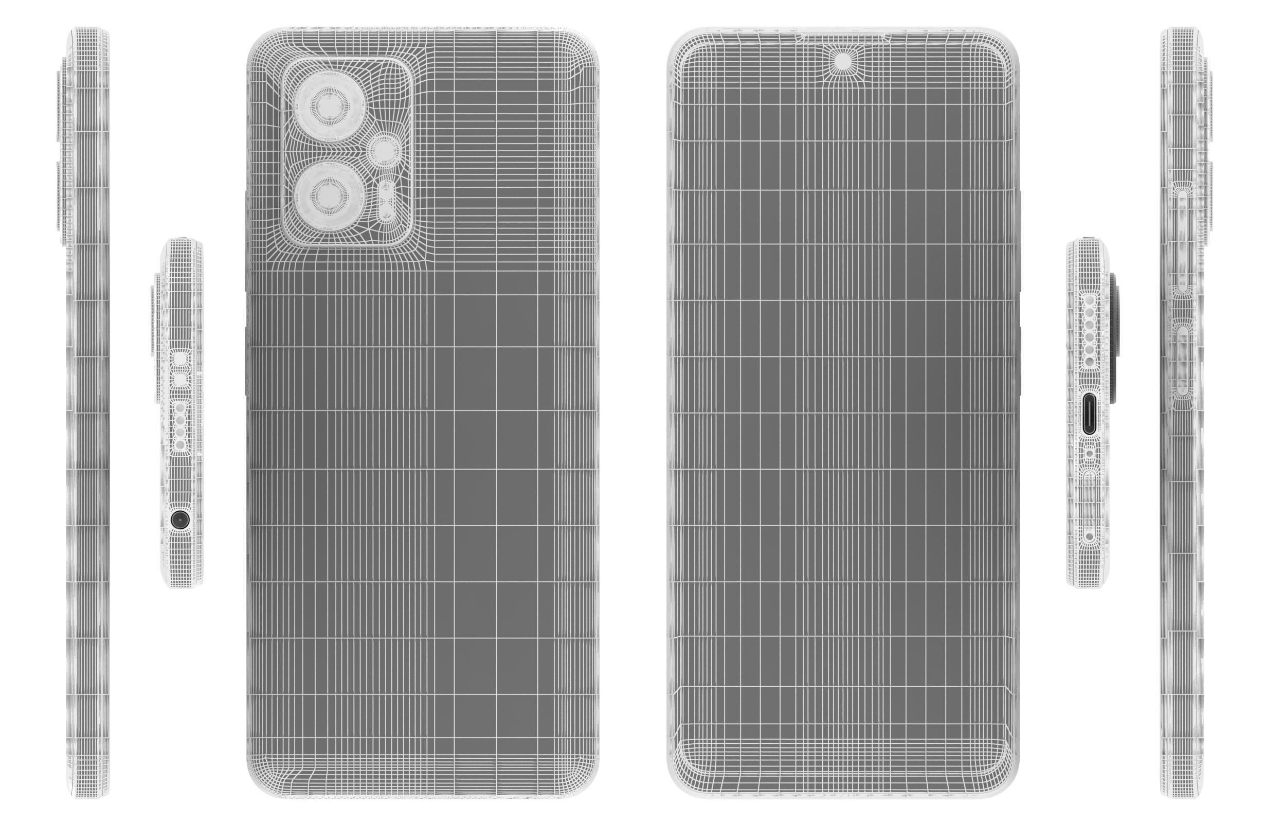 Xiaomi Poco X4 GT 5G Blue 3D model_17