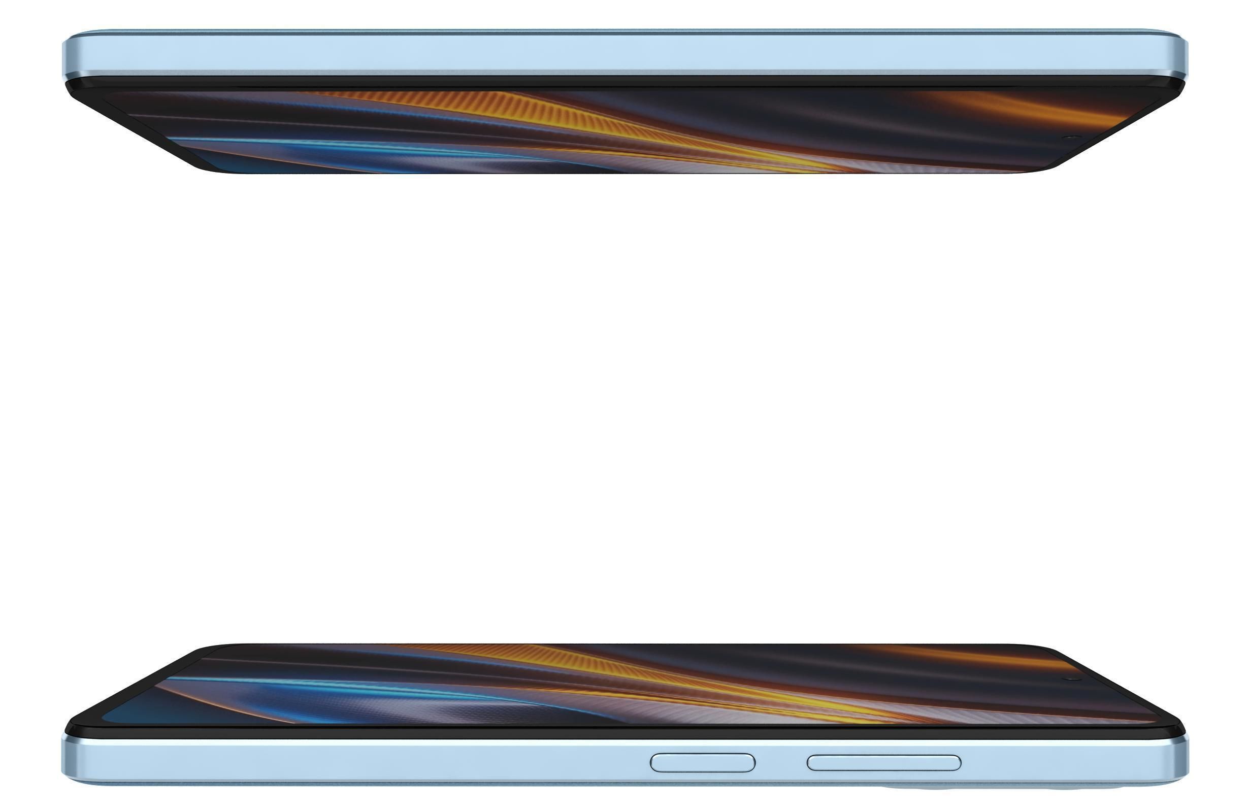 Xiaomi Poco X4 GT 5G Blue 3D model_7