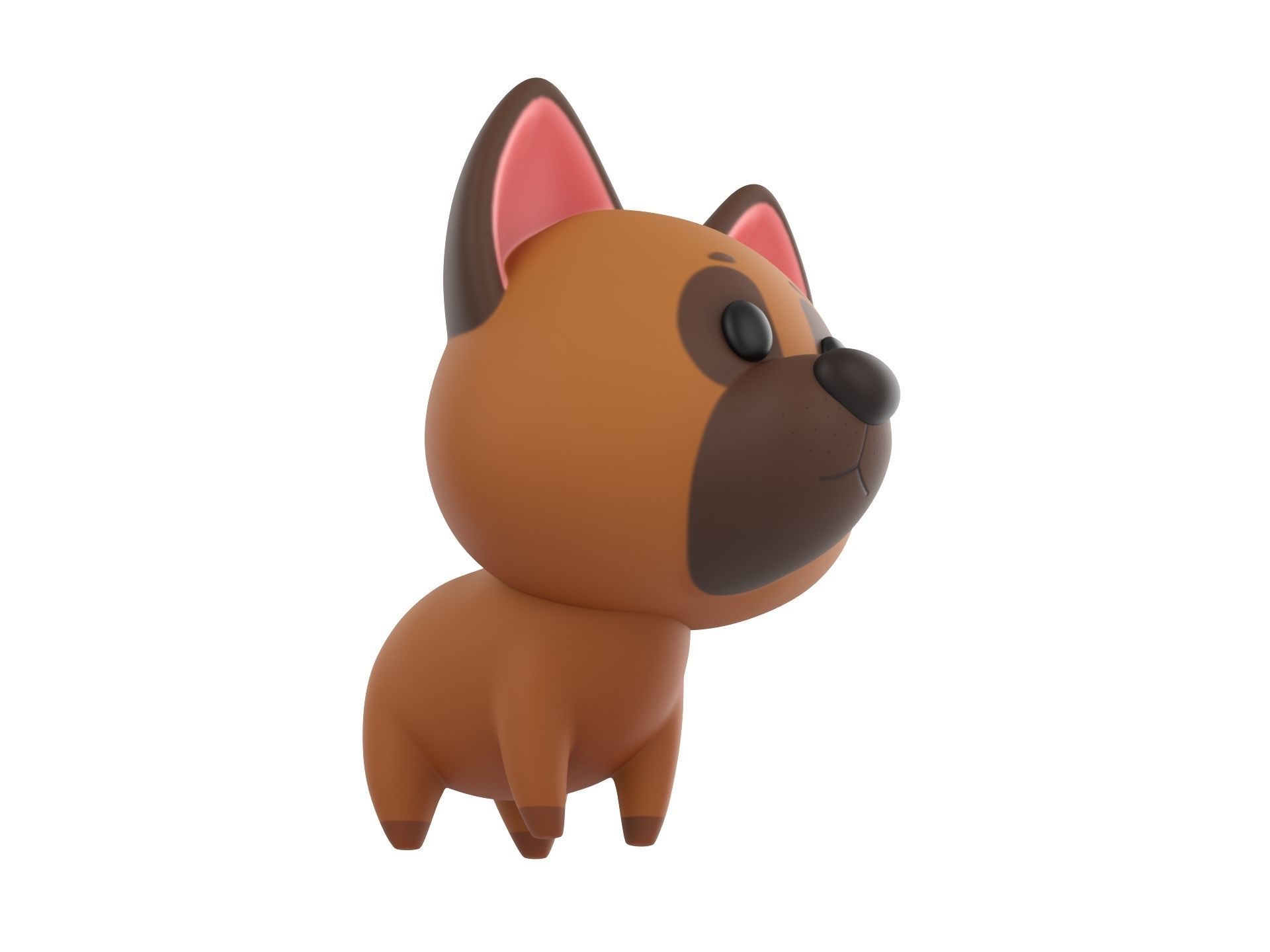 Character186 Dog 3D model_2