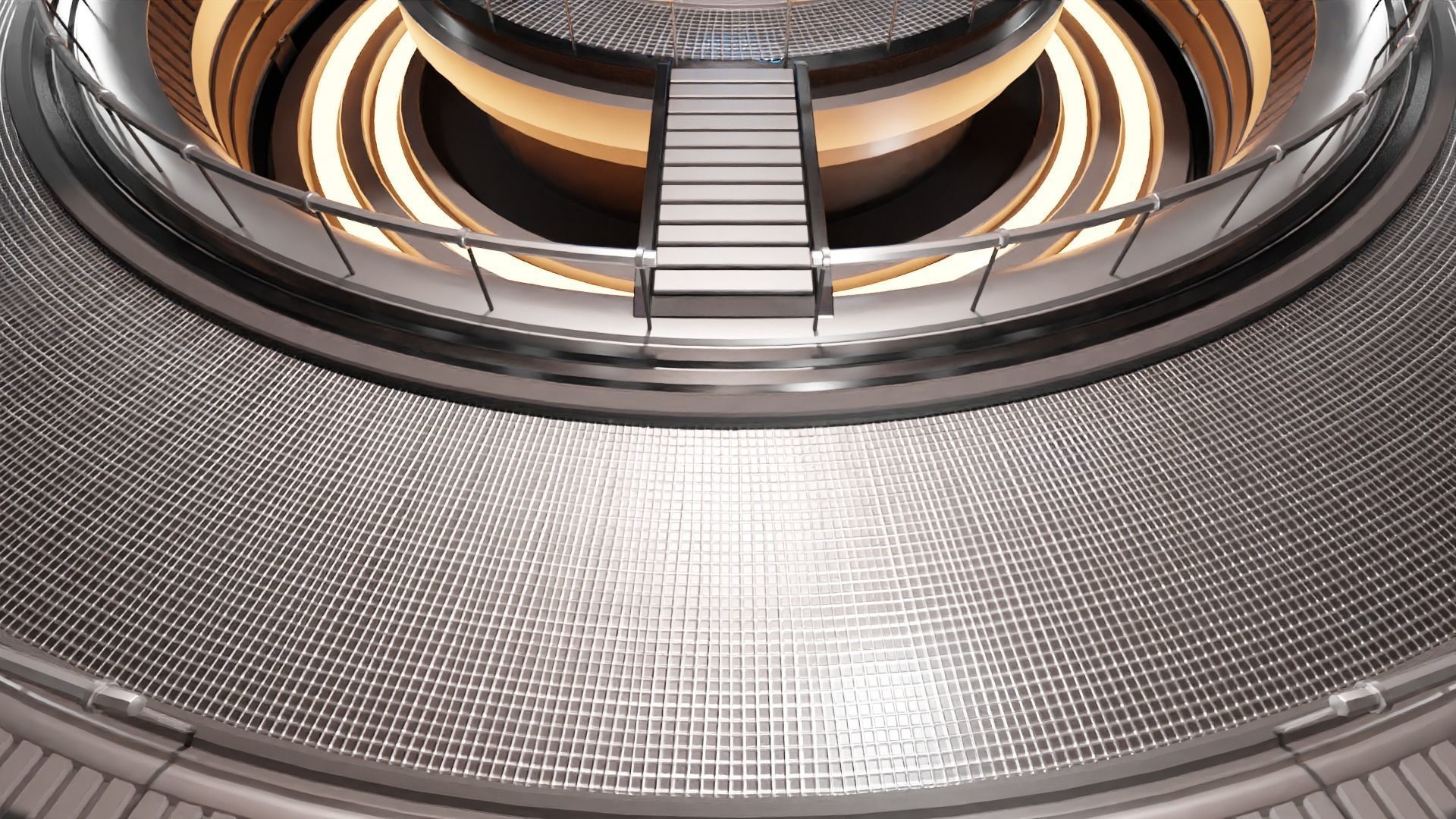 Sci-Fi Interior Scene 3D Model 3D model_14