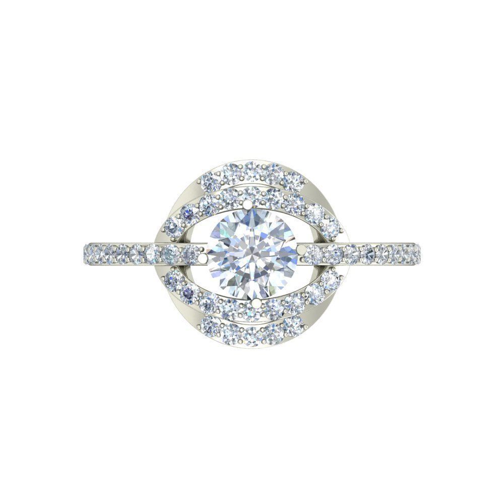 100 Rings 3D print model_9