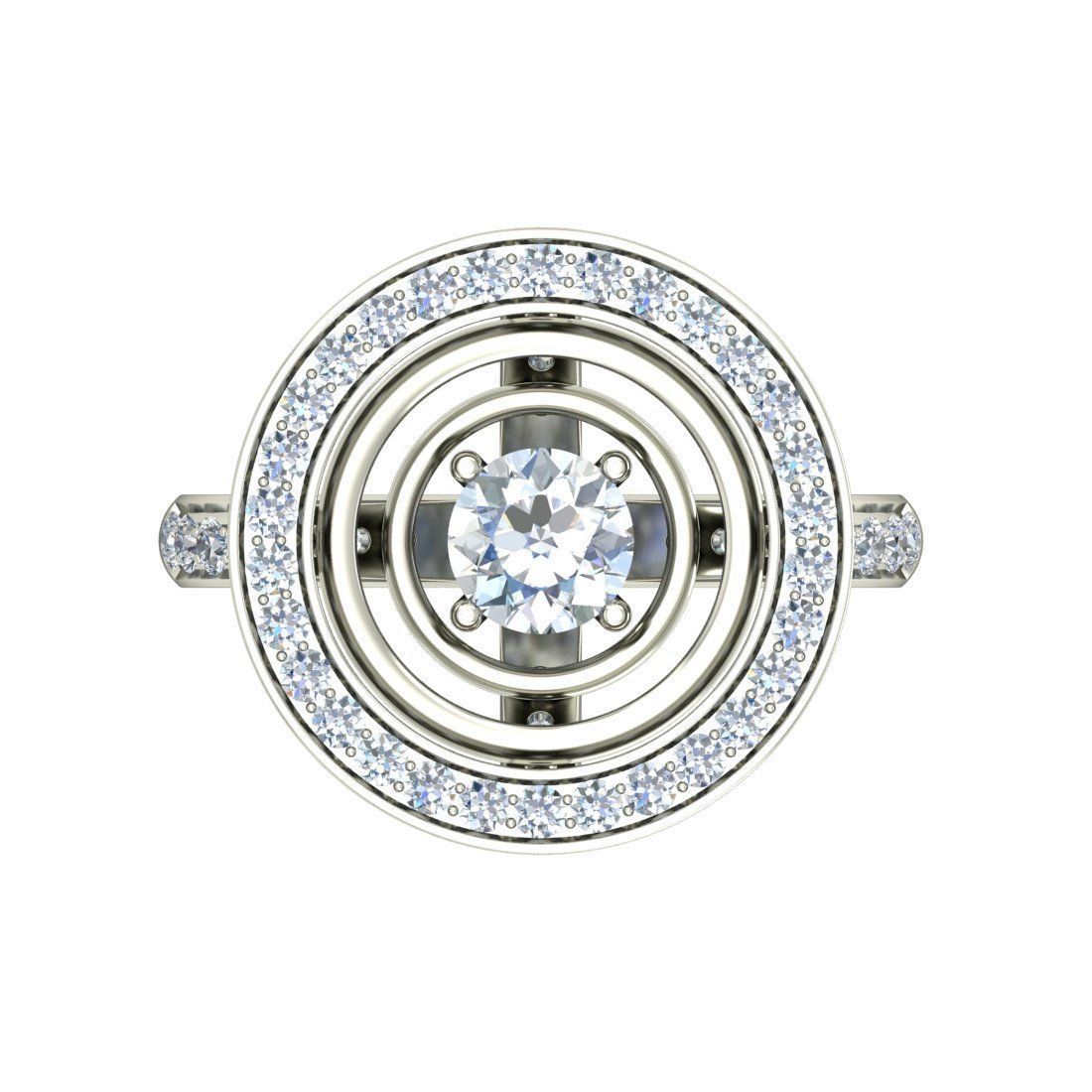 100 Rings 3D print model_21