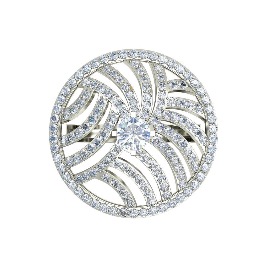 100 Rings 3D print model_18