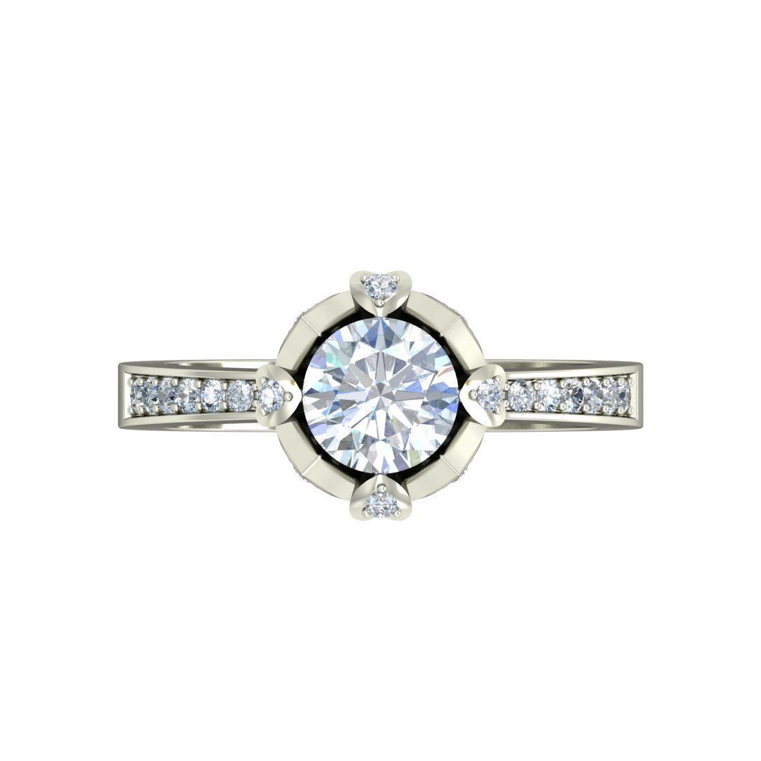 100 Rings 3D print model_16