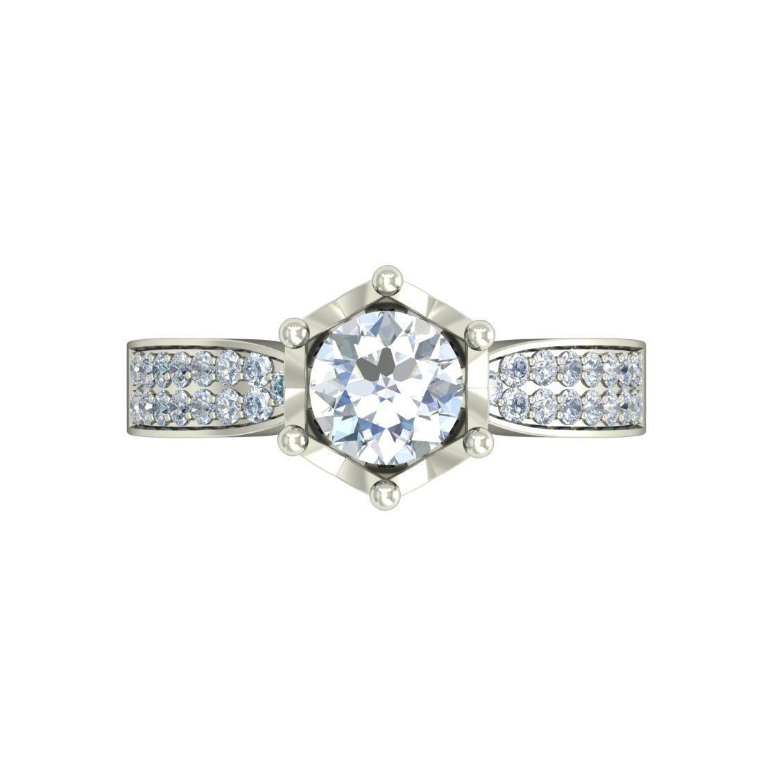 100 Rings 3D print model_25