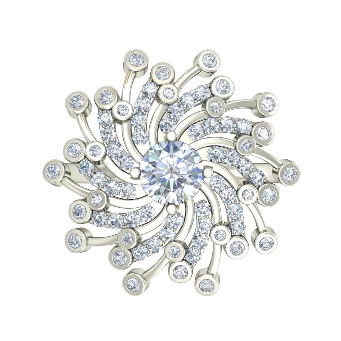 100 Rings 3D print model_26