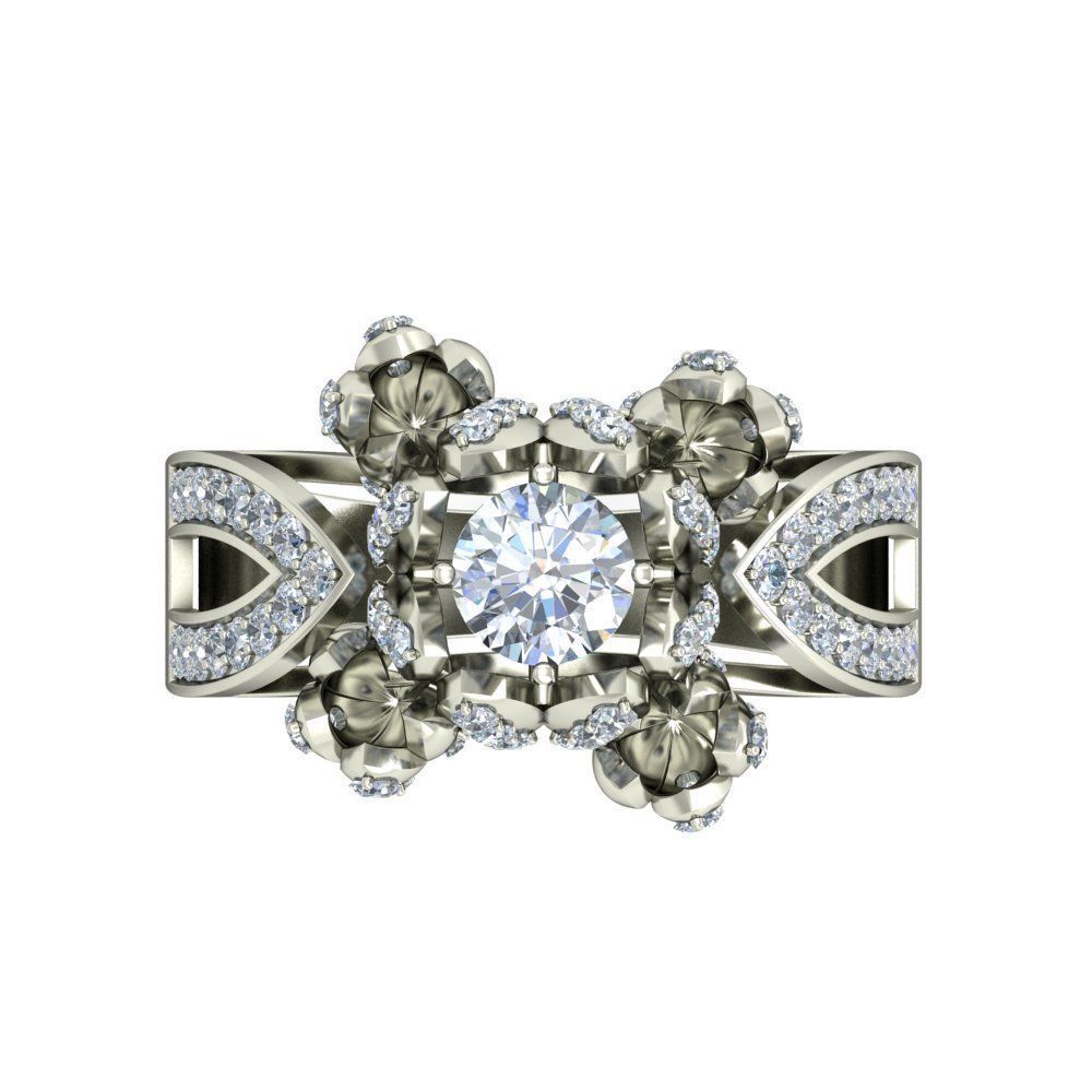 100 Rings 3D print model_77