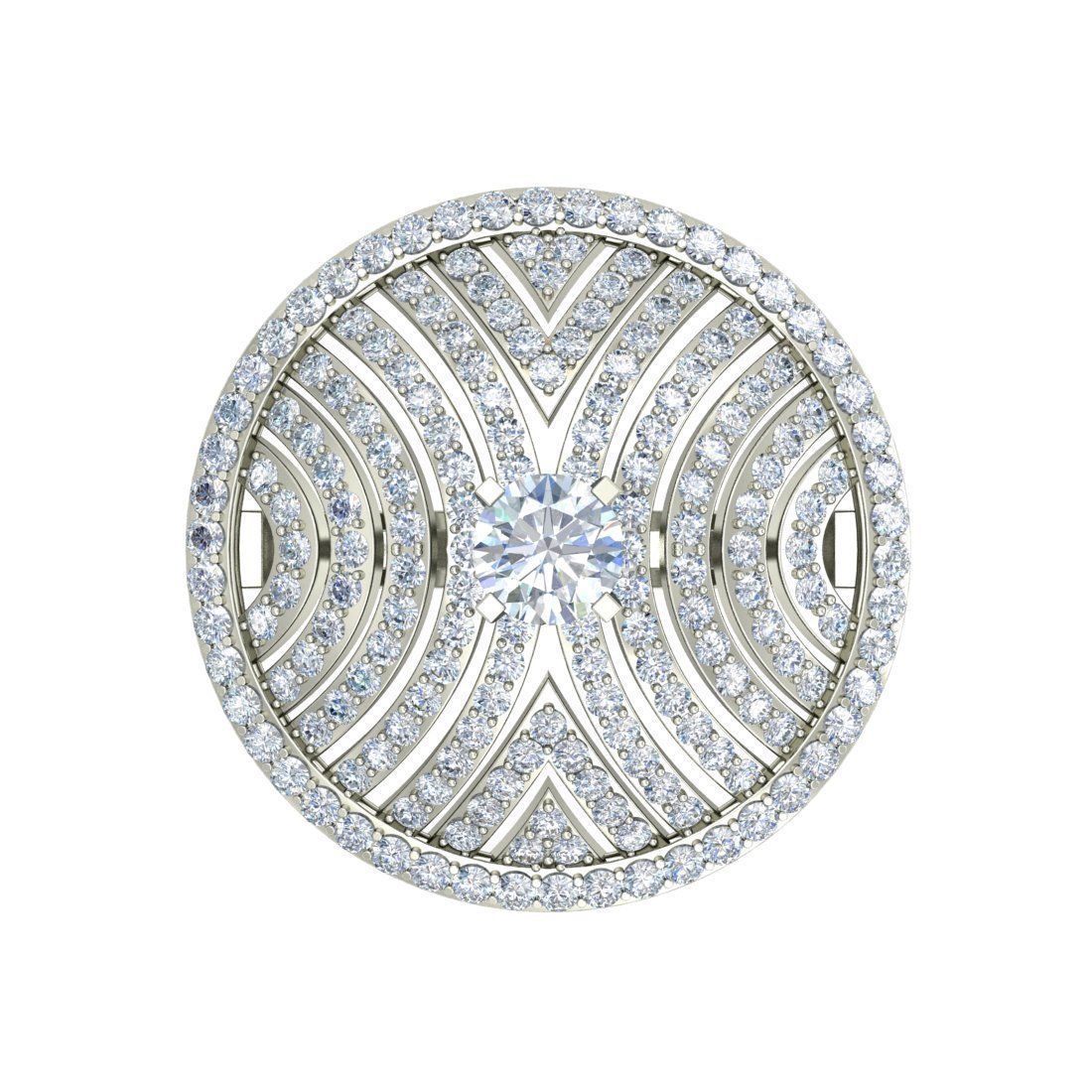 100 Rings 3D print model_19