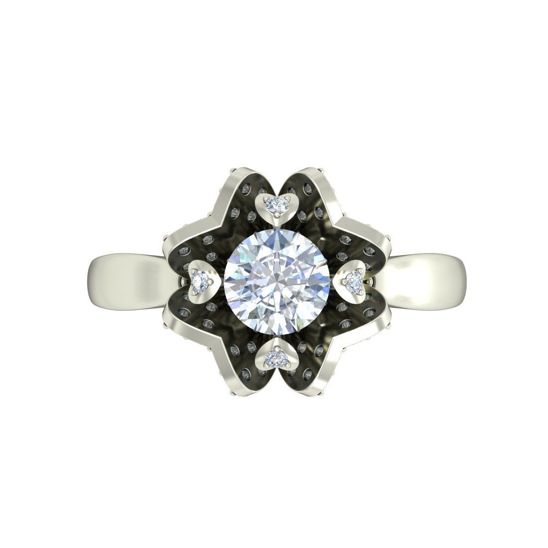 100 Rings 3D print model_27