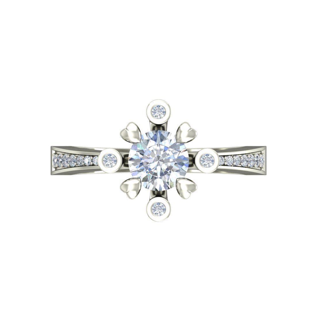 100 Rings 3D print model_7