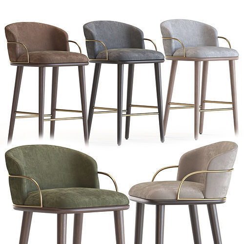 ARVEN BAR STOOL 3D model