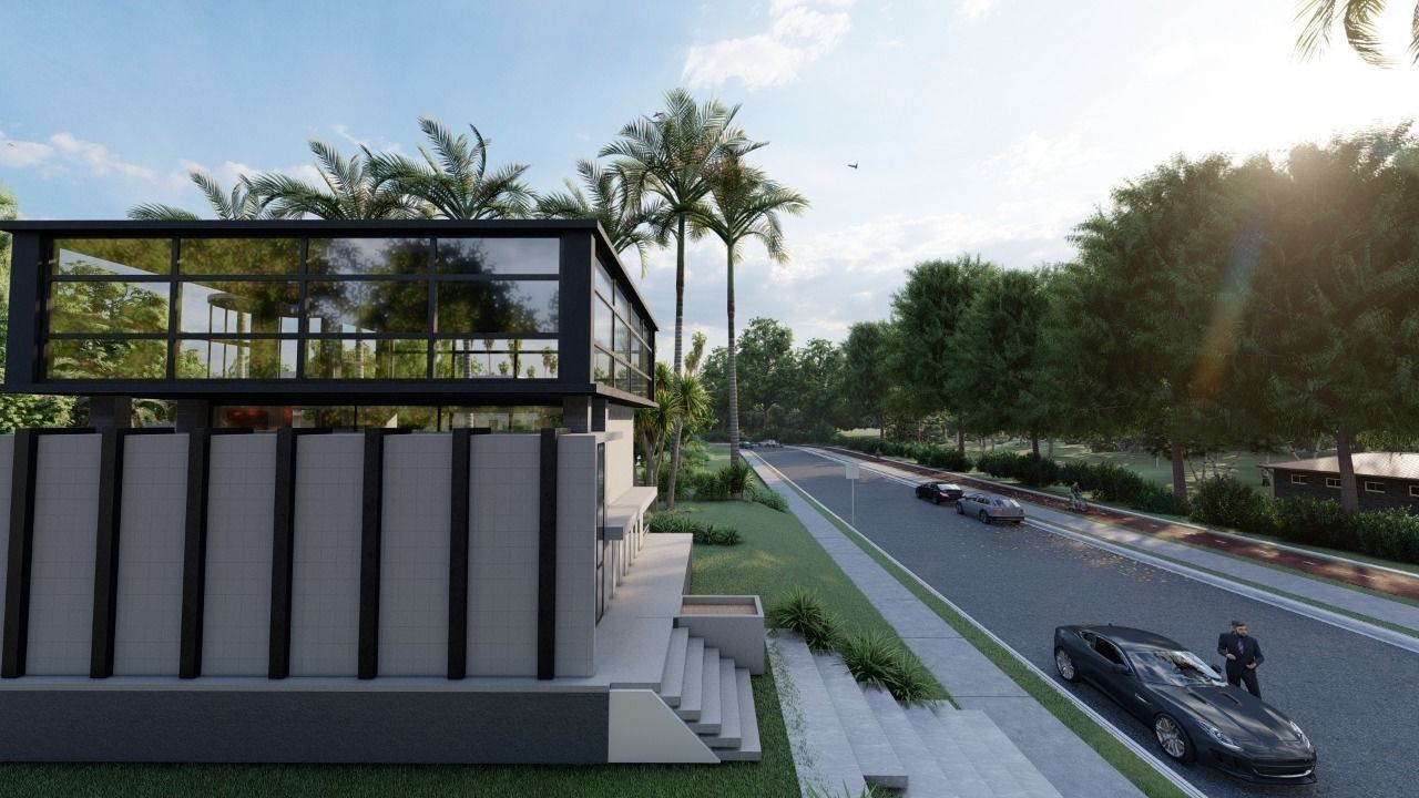 Metaverse Decentraland Art Gallery Low-poly 3D model_7