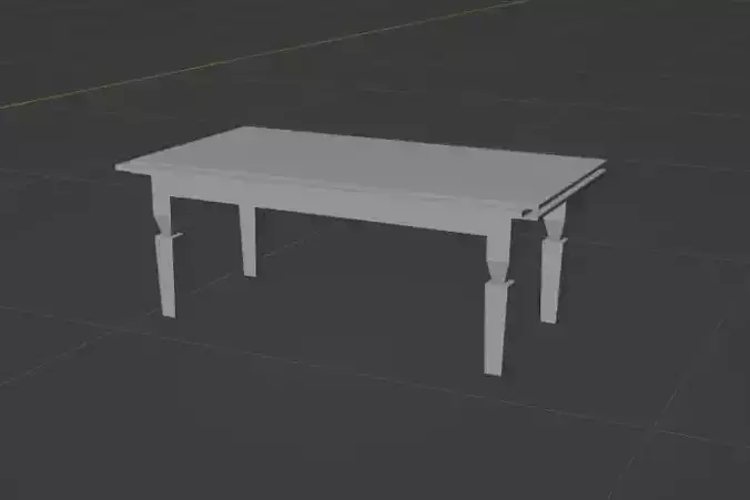 Table 3D model