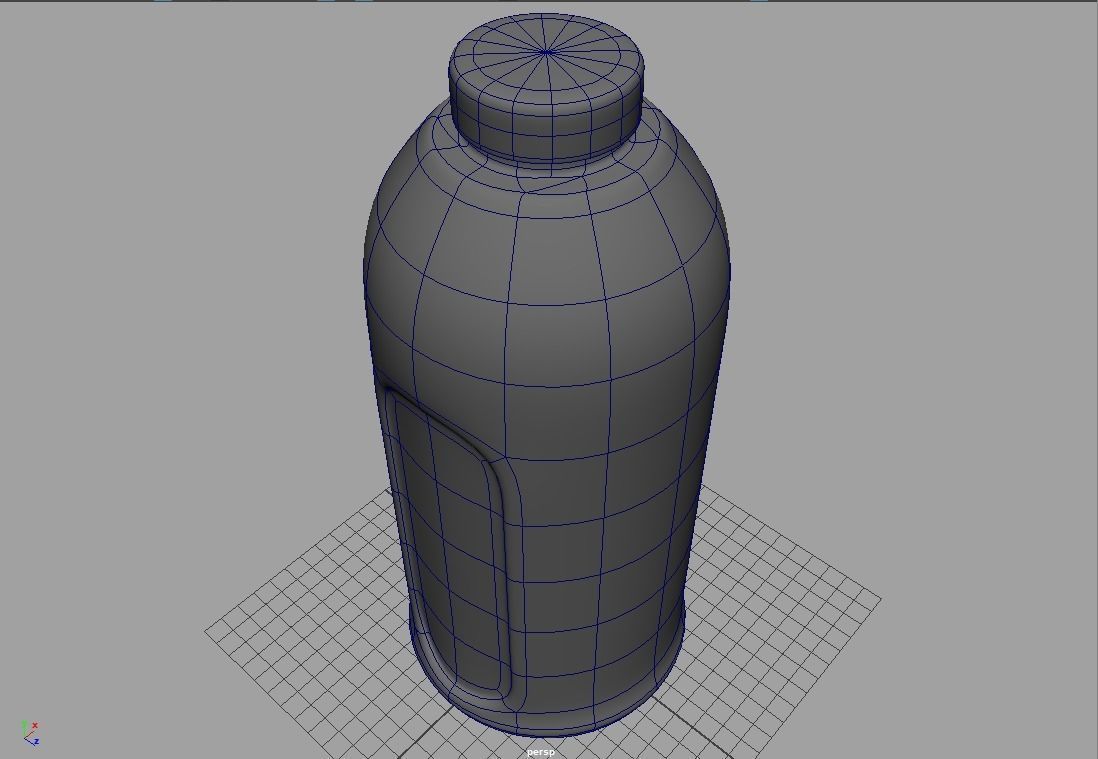House Hold Series - 49 Unique 3D Bottles - 3rd Batch  Low-poly 3D model_12
