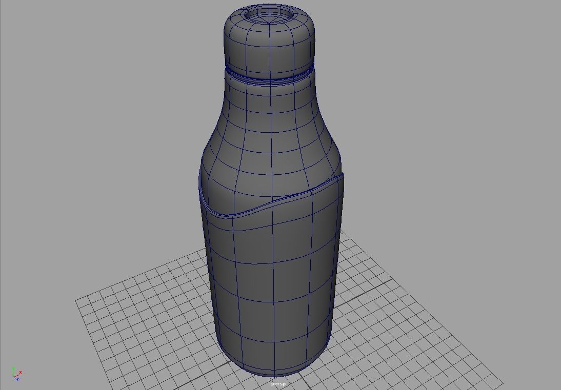 House Hold Series - 49 Unique 3D Bottles - 3rd Batch  Low-poly 3D model_9