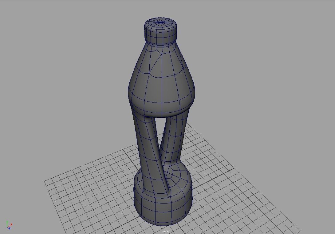 House Hold Series - 49 Unique 3D Bottles - 3rd Batch  Low-poly 3D model_11