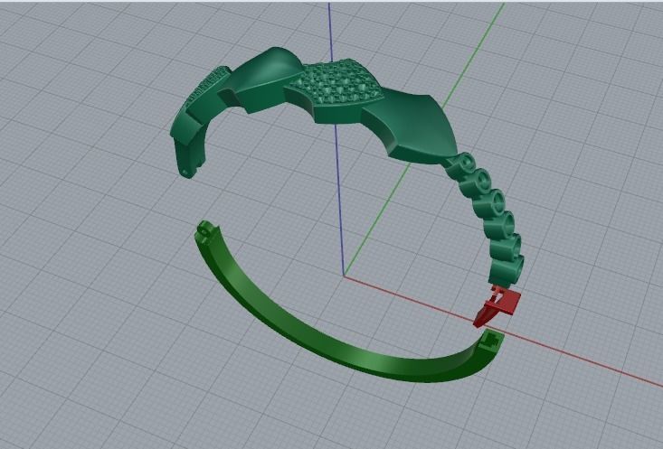 Bracelet Model 2063 3D print model_3