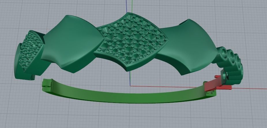 Bracelet Model 2063 3D print model_5