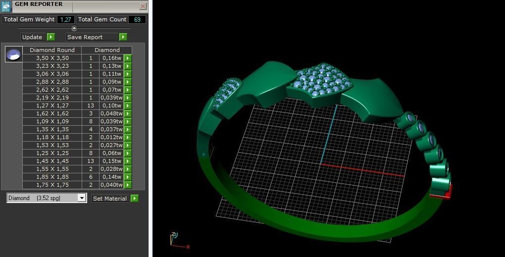 Bracelet Model 2063 3D print model_10