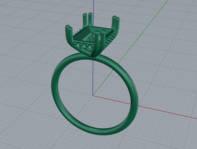 Soliter ring Model 2061 3D print model_5