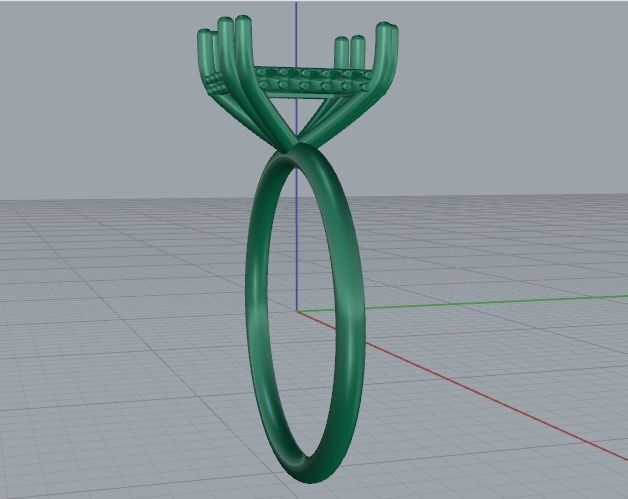 Soliter ring Model 2061 3D print model_2